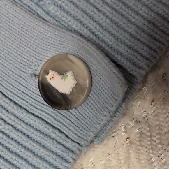 H&M Blue Cardigan Sweater - Picture 7 of 8